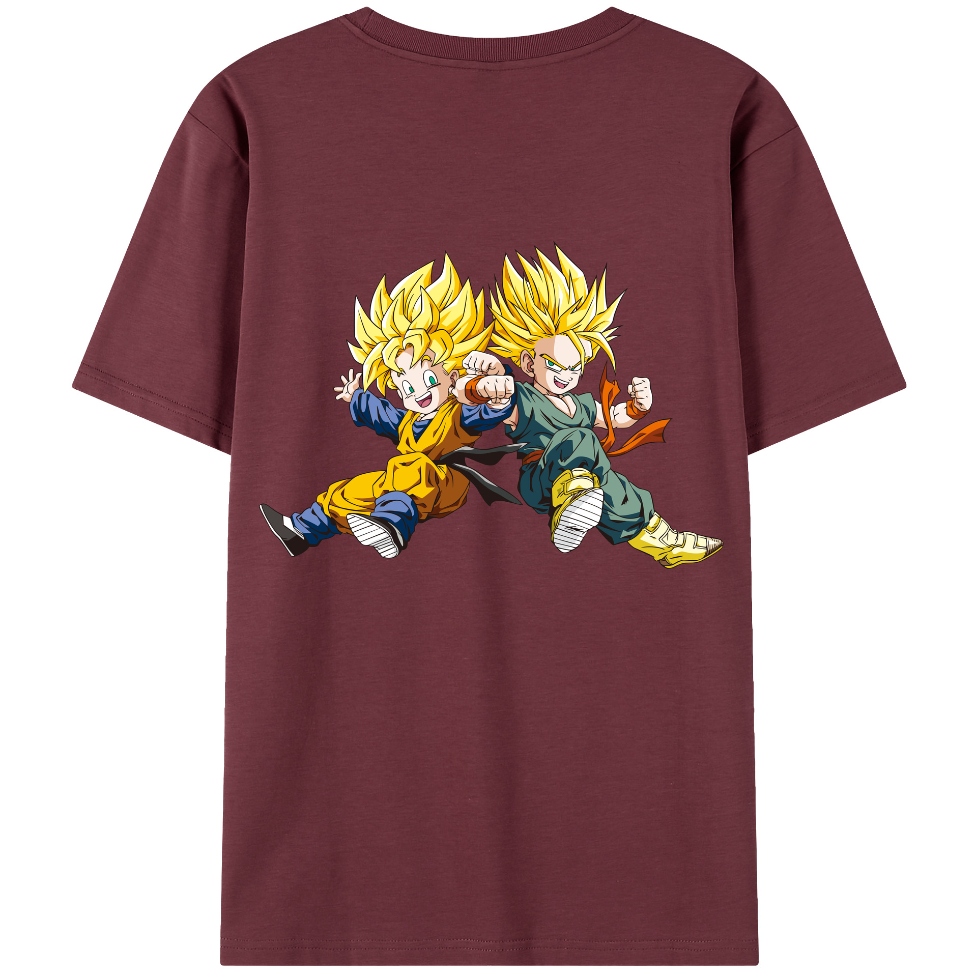 （画像用） ドラゴンボール 孫悟空（そん ごくう）Son Goku カカロット DRAGON BALL Kakarotto 綿100％半袖Tシャツ（背面プリント）
